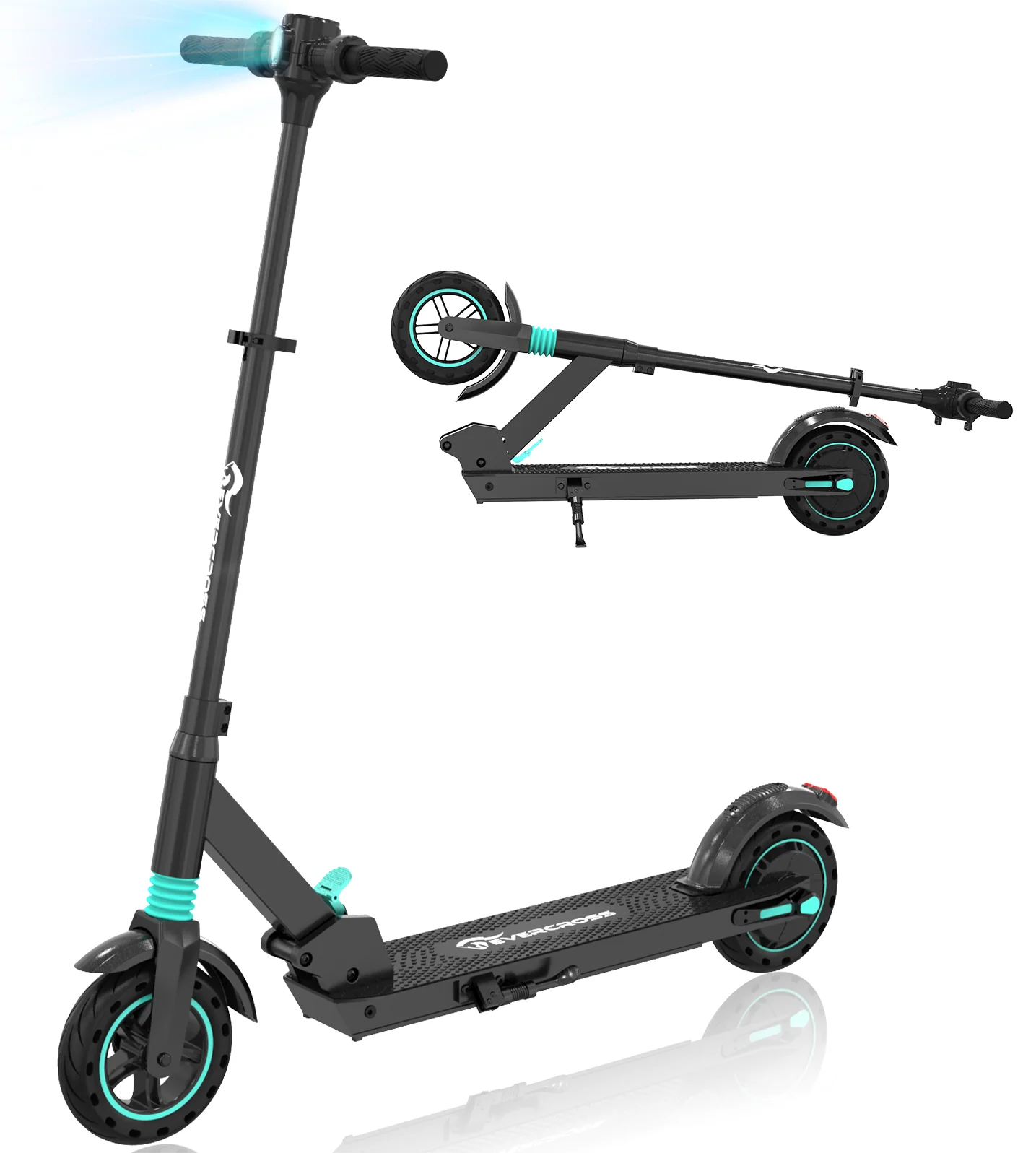 EVERCROSS E8 Electric Scooter - 8" Tires, 350W Motor, Max 15 MPH, 3 Speed Modes, Foldable Commuter - Image 8