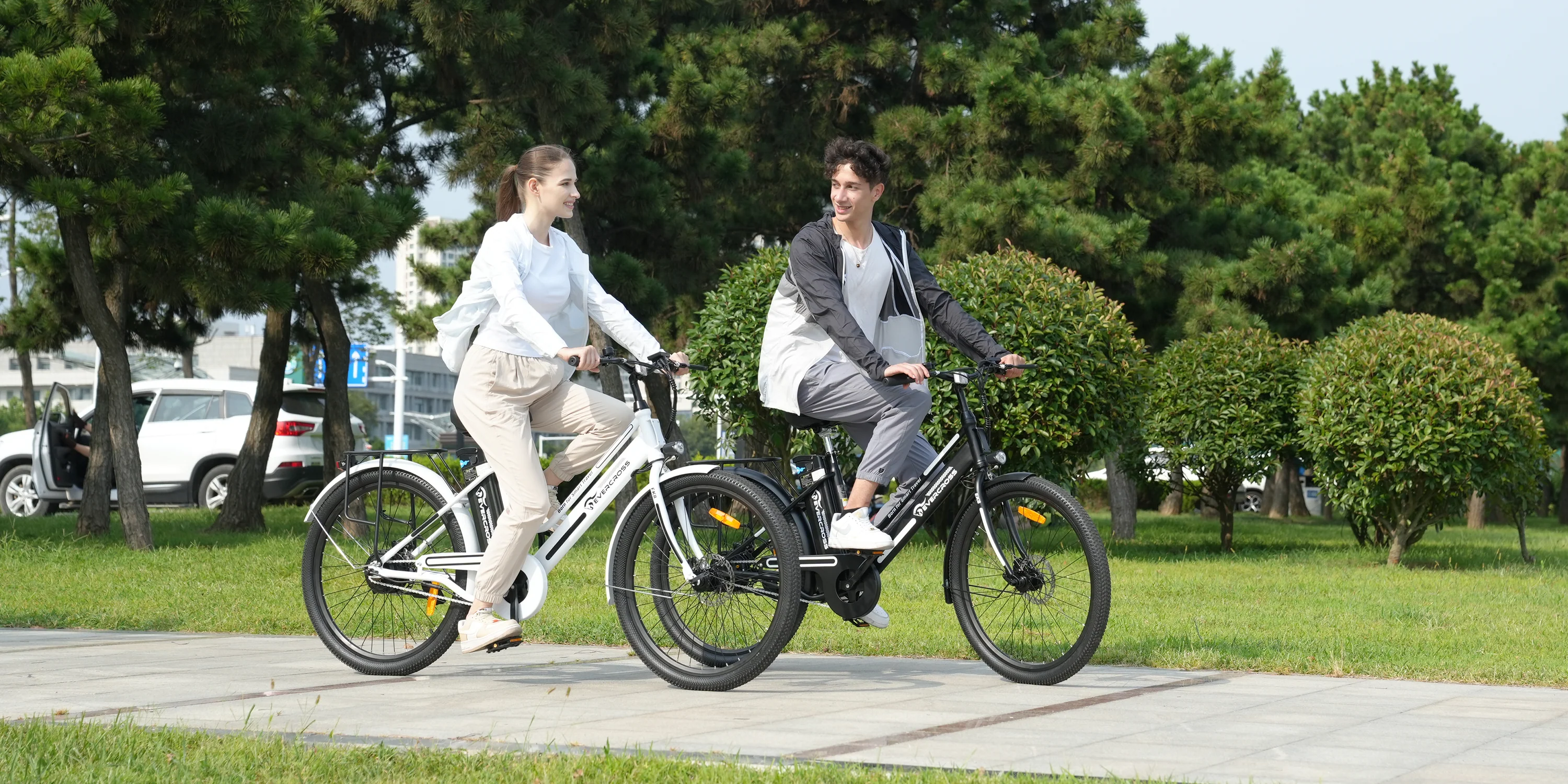 EVERCROSS EK8M 26''Fat Tire Electric Bike For Adult ,With LED - Image 12