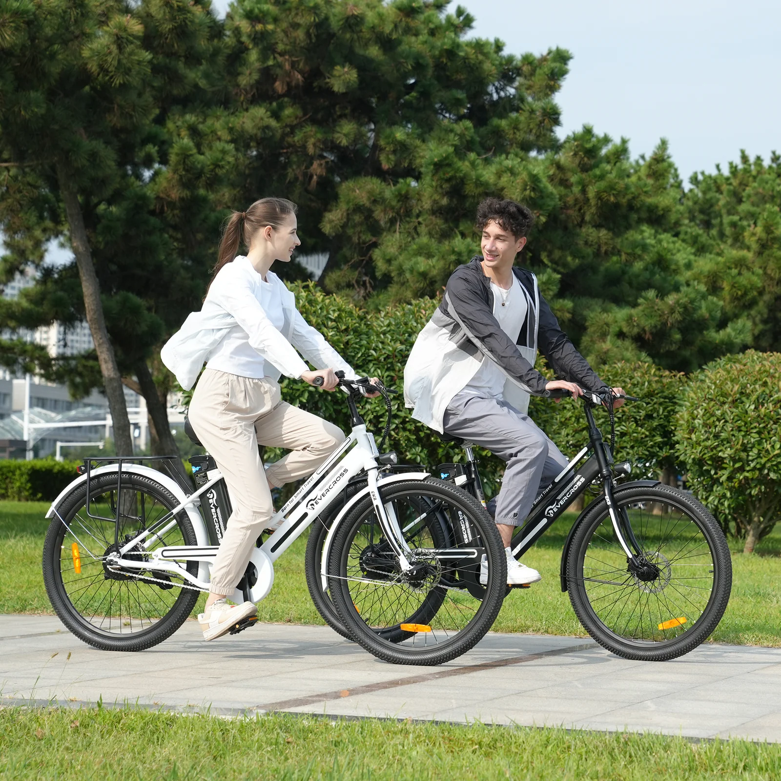 EVERCROSS EK8M 26''Fat Tire Electric Bike For Adult ,With LED - Image 7