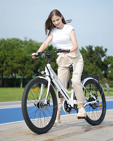 EVERCROSS EK8M 26''Fat Tire Electric Bike For Adult ,With LED - Image 8