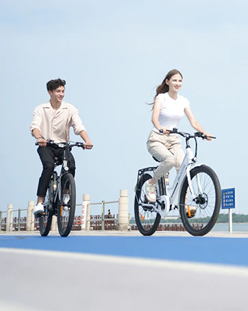 EVERCROSS EK8M 26''Fat Tire Electric Bike For Adult ,With LED - Image 9
