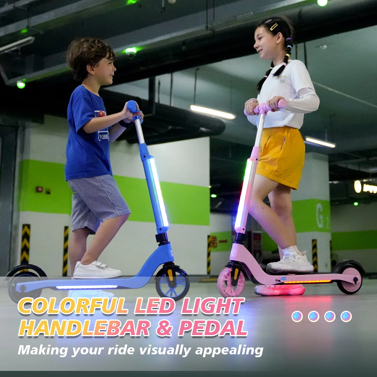 EVERCROSS EV05C Kids Electric Scooter, 5 MPH, 40-Minute Ride, Adjustable Height, Lightweight Gift for Ages 4+ - Image 6