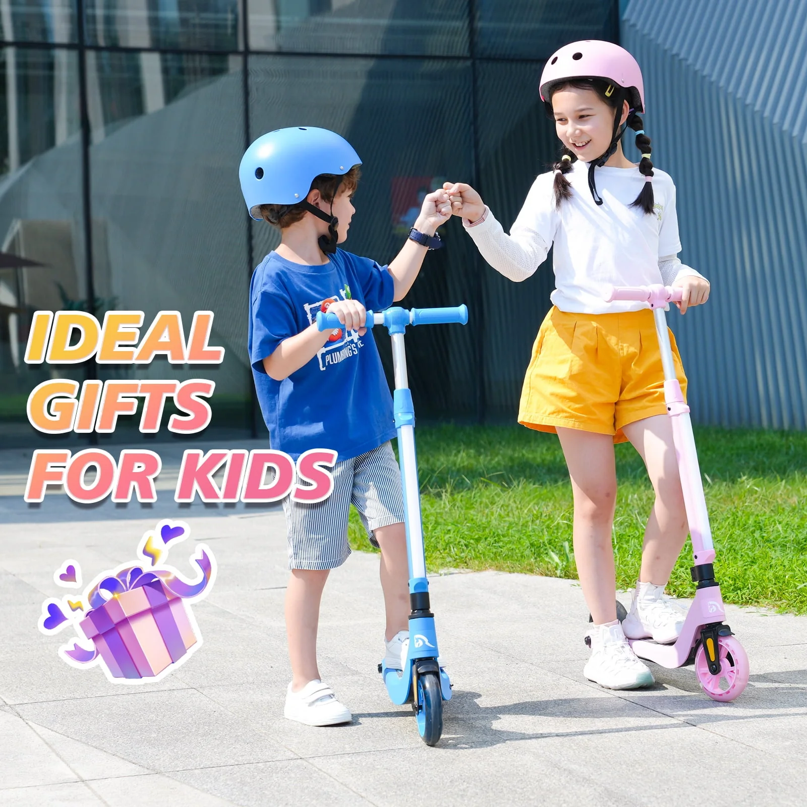 EVERCROSS EV05C Kids Electric Scooter, 5 MPH, 40-Minute Ride, Adjustable Height, Lightweight Gift for Ages 4+ - Image 7