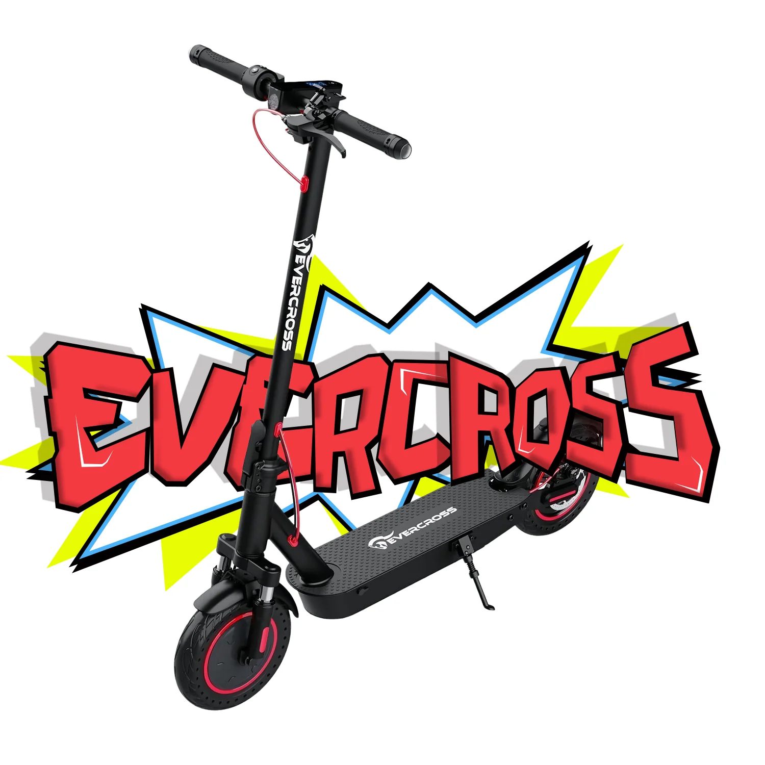 EVERCROSS EV10K PRO Electric Scooter For Adults, 10'' Honeycomb Tires & 500W Motor - Image 9