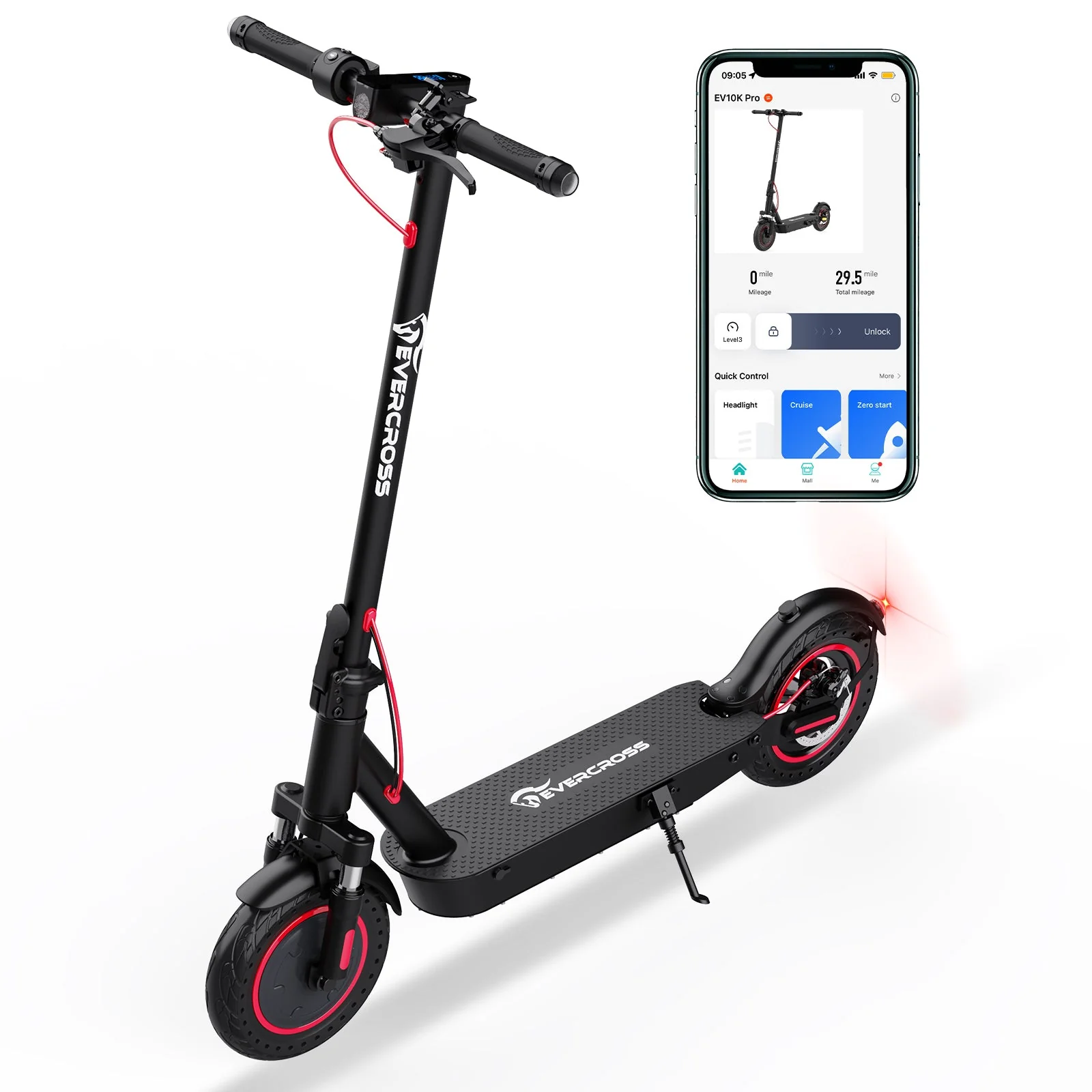 EVERCROSS LED Display Dashboard Replacement for EV10K PRO Electric Scooter - Image 2