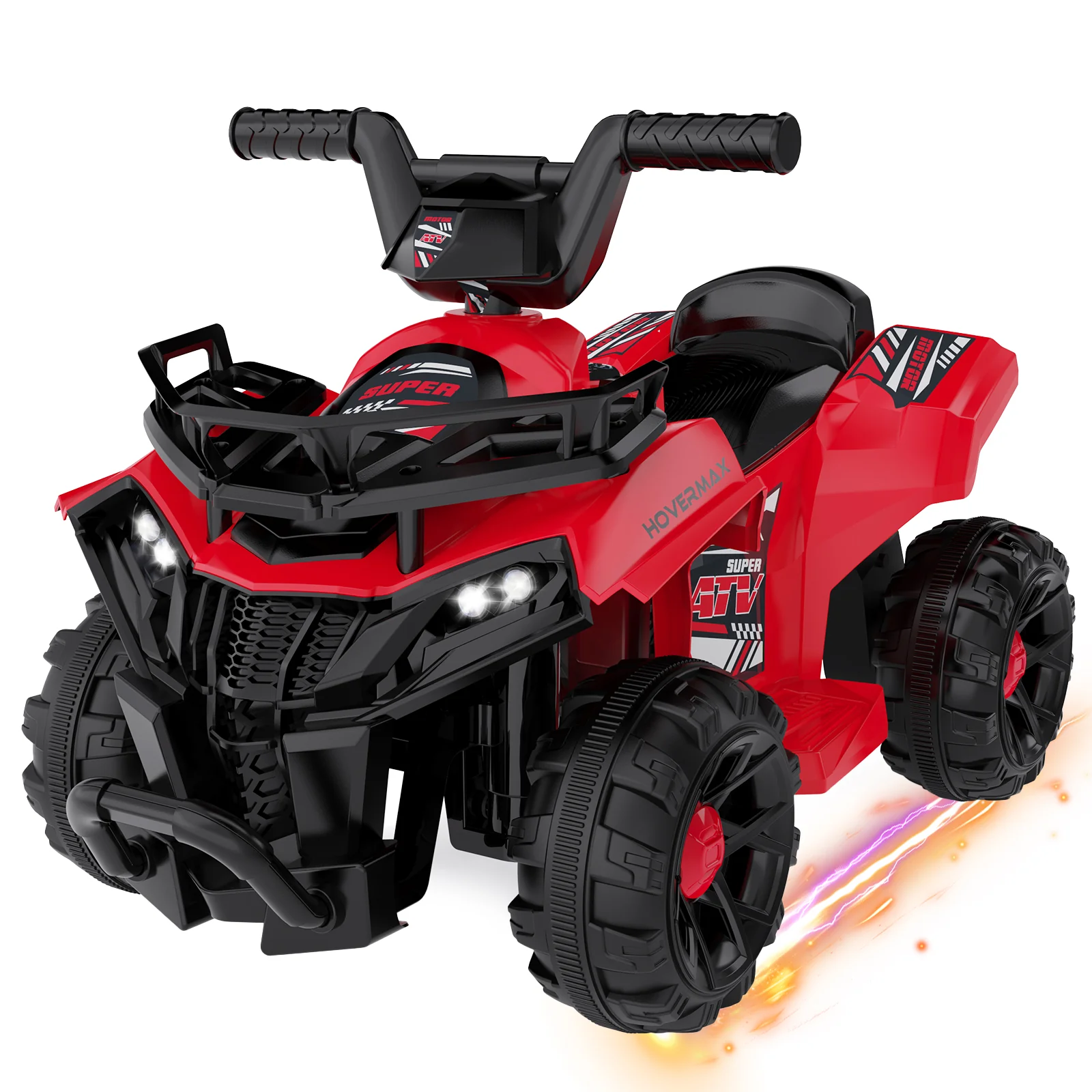 HOVERMAX ET2 6V Battery-Powered Kids' Ride-On ATV with Music Function - Image 3