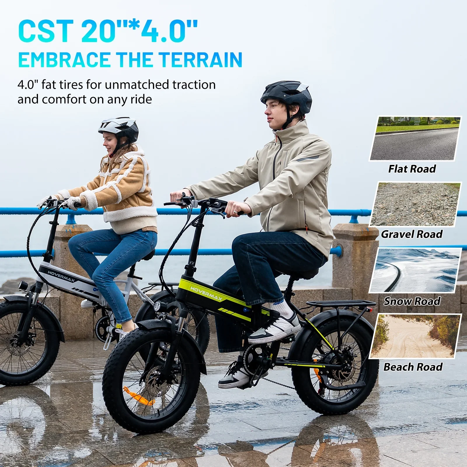 HOVERMAX HK10 PRO 750W Electric Bike for Adults  20X4.0" - Image 4