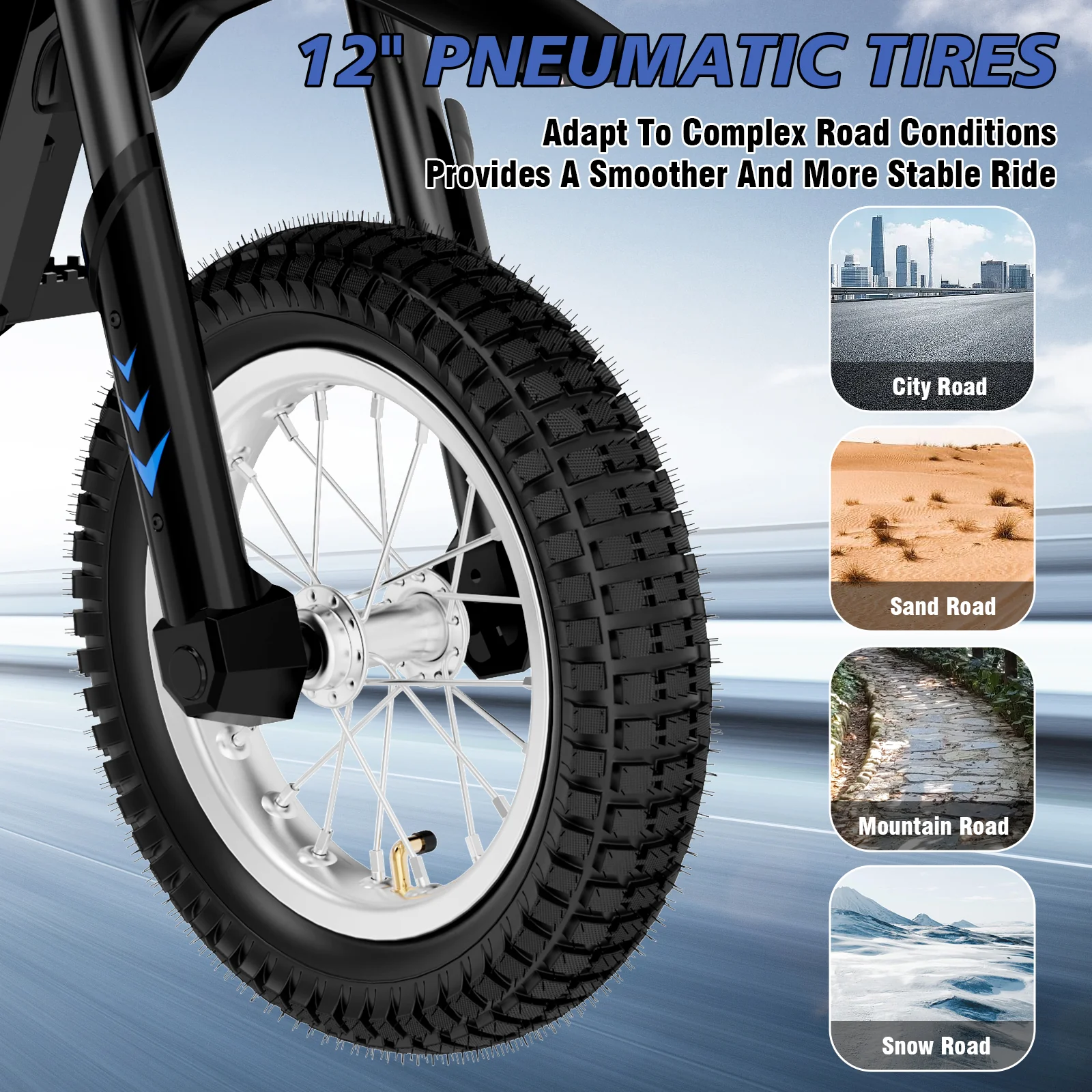 HOVERMAX H12M Electric Dirt Bike for Kids Teens - Image 11
