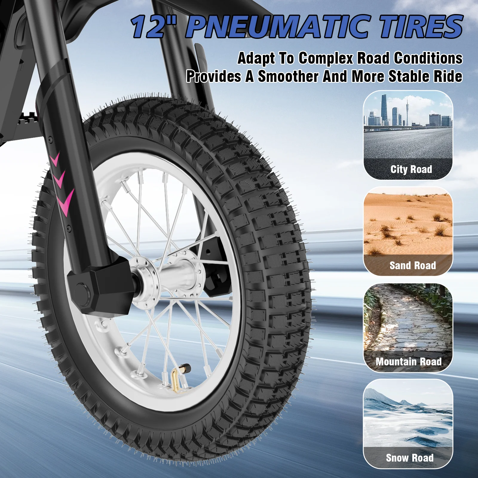 HOVERMAX H12M Electric Dirt Bike for Kids Teens - Image 7