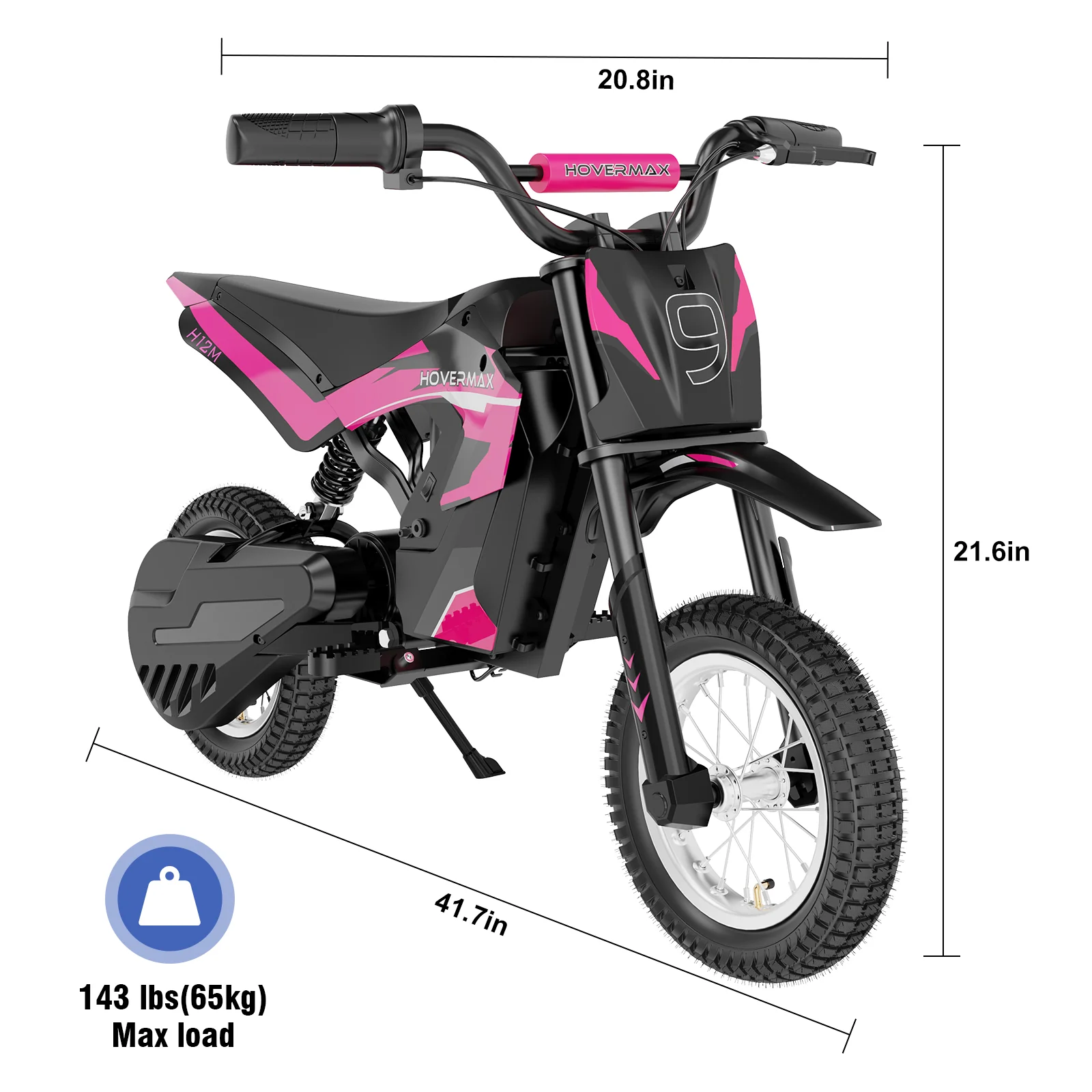 HOVERMAX H12M Electric Dirt Bike for Kids Teens - Image 9